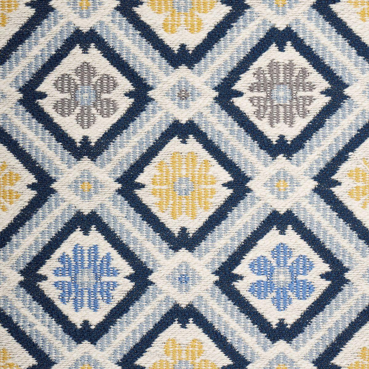 Schumacher Hospitality Savonnerie Tapestry In/ Denim Fabric