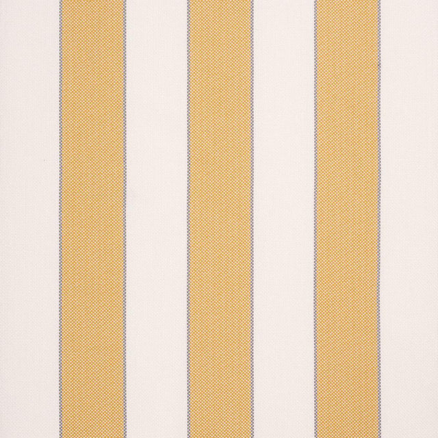 Schumacher Hospitality Blumont Stripe In/Out Marigold Fabric