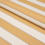 Schumacher Hospitality Blumont Stripe In/Out Marigold Fabric