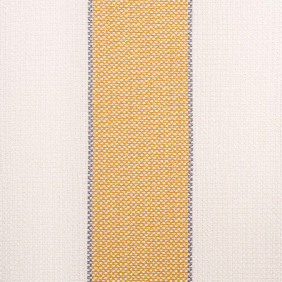 Schumacher Hospitality Blumont Stripe In/Out Marigold Fabric