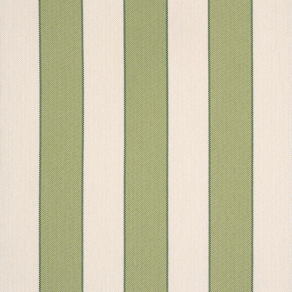 Schumacher Hospitality Blumont Stripe In/Out Kiwi Fabric