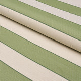 Schumacher Hospitality Blumont Stripe In/Out Kiwi Fabric