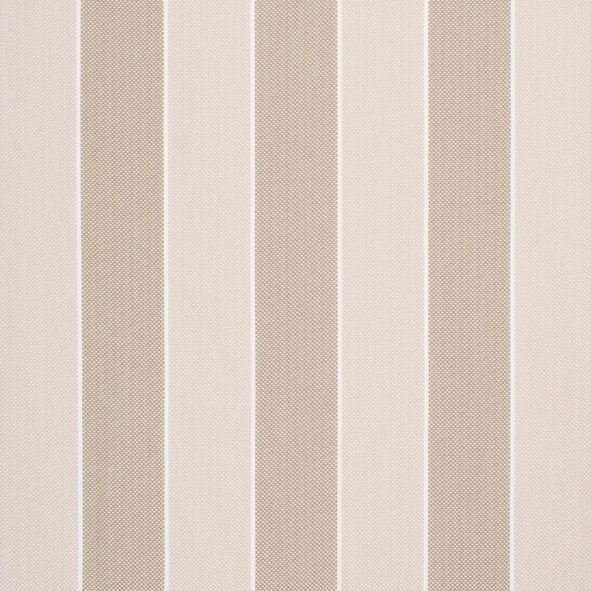 Schumacher Hospitality Blumont Stripe In/Out Taupe Fabric