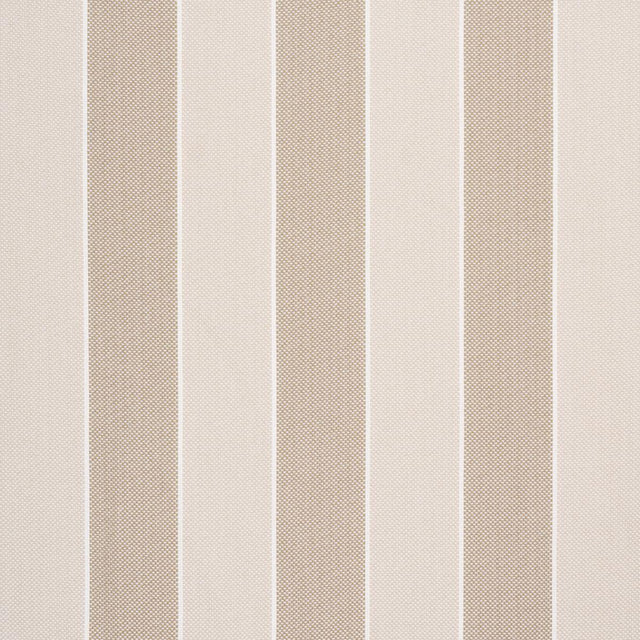 Schumacher Hospitality Blumont Stripe In/Out Taupe Fabric