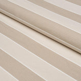 Schumacher Hospitality Blumont Stripe In/Out Taupe Fabric