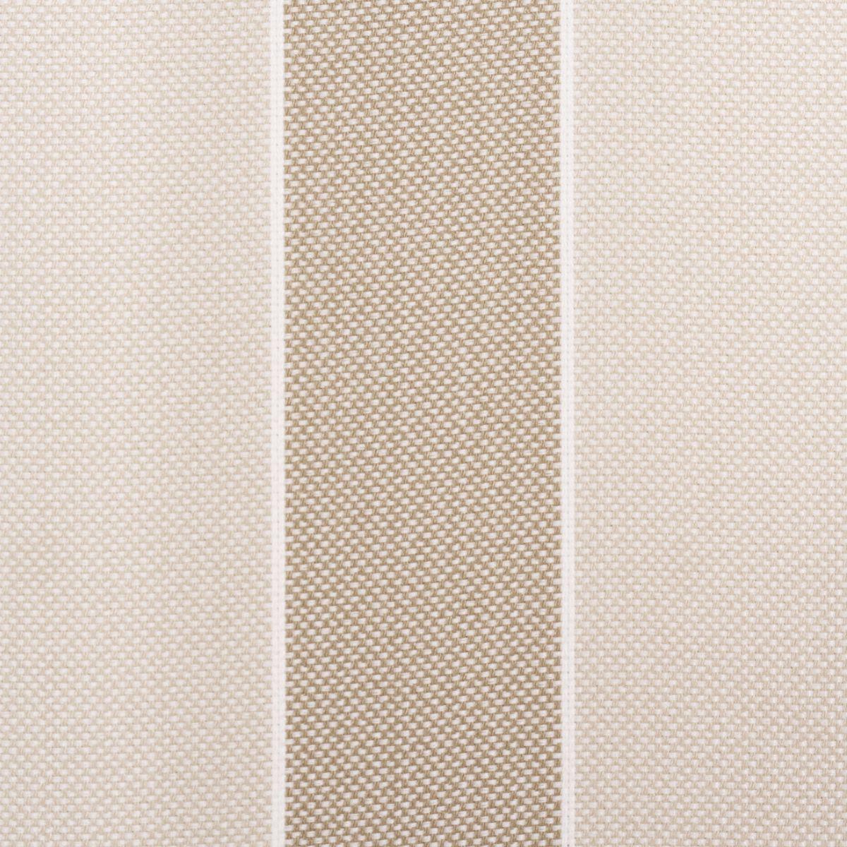 Schumacher Hospitality Blumont Stripe In/Out Taupe Fabric