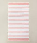 Peacock Alley AEGEAN STRIPE BEACH TOWEL Coral
