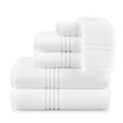 Peacock Alley Chelsea Plush Bath Towel Set WHITE