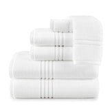 Peacock Alley Chelsea Plush Bath Towel Set WHITE