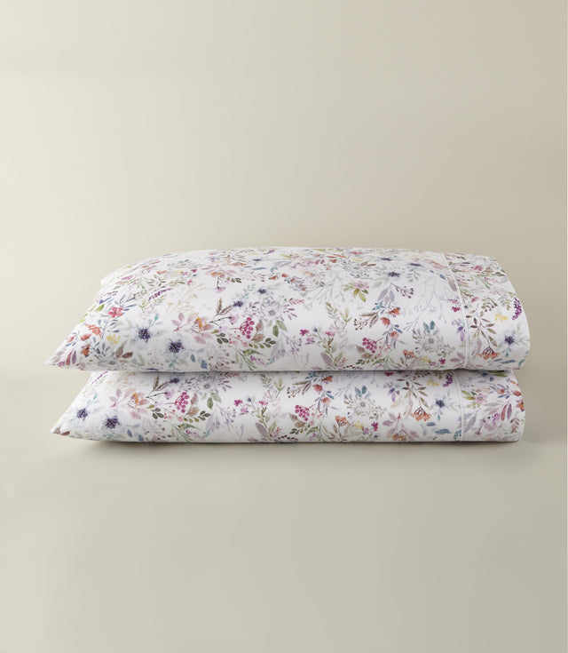 Peacock Alley Chloe Floral Percale Pillow Case Set STANDARD
