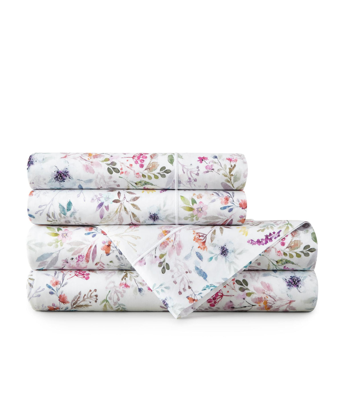 Peacock Alley Chloe Floral Percale Sheet Set QUEEN