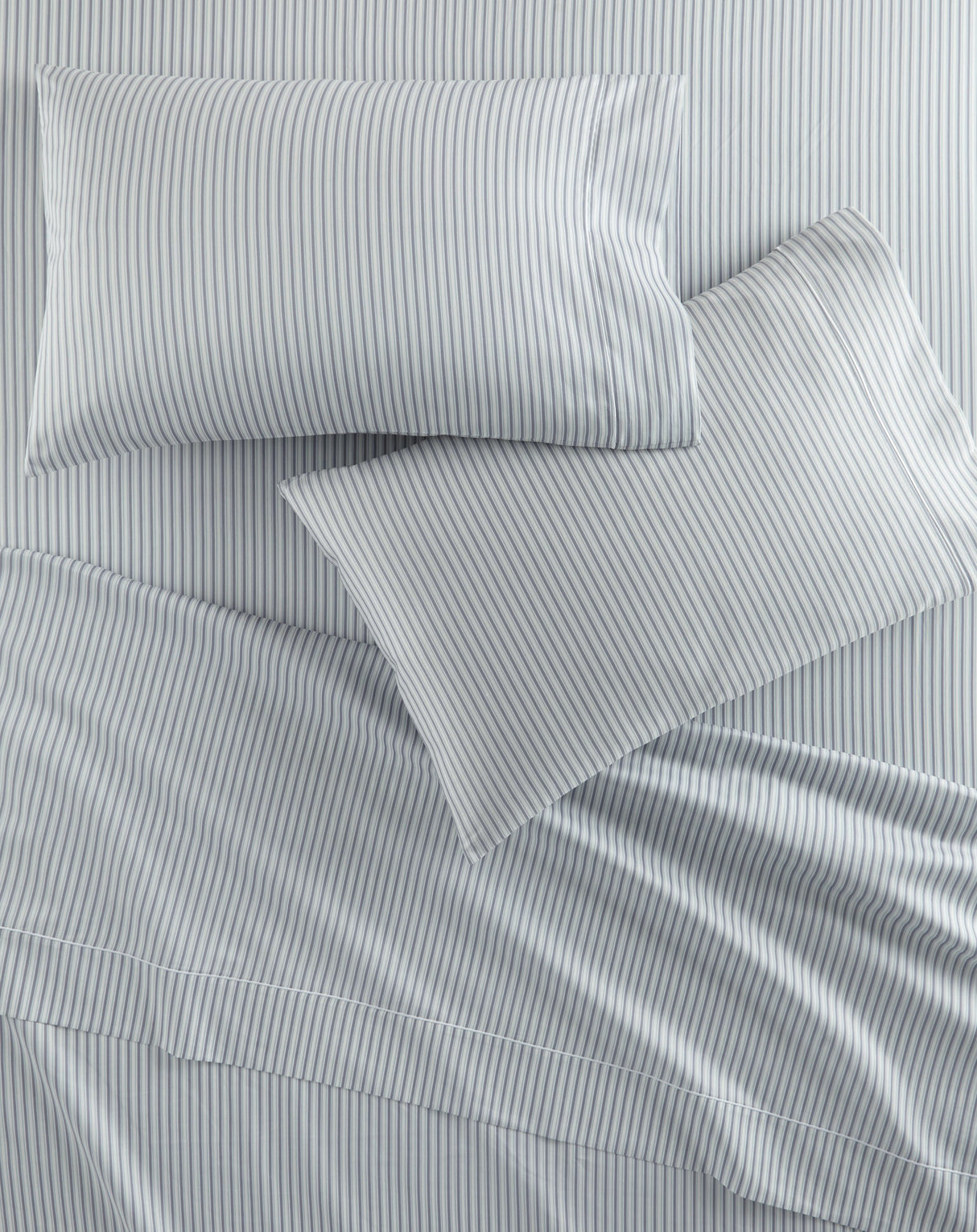 Peacock Alley Windsor Stripe Sheet Sets Wedgewood