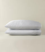 Peacock Alley Windsor Stripe Pillow Cases Wedgewood