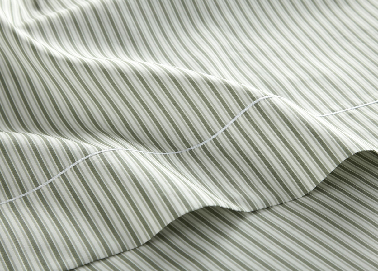 Peacock Alley Windsor Stripe Sheet Sets Moss