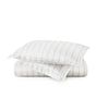 Peacock Alley Classic Printed Duvet Set -Shelby Stripe QUEEN