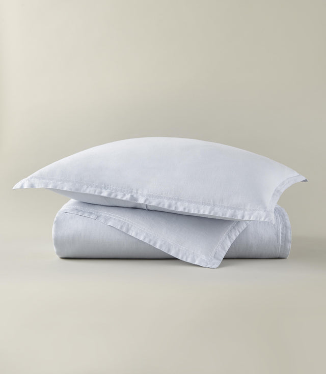 Peacock Alley EUROPEAN WASHED LINEN PILLOW CASES STANDARD