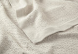 Peacock Alley NEWPORT COTTON BLANKET PLATINUM