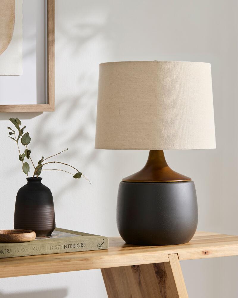 Livabliss Lorin LRIN-014 18"H x 12"W x 12"D Table Lighting