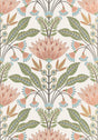 Thibaut Lotus Apricot Wallpaper