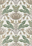 Thibaut Lotus Green And Beige Wallpaper