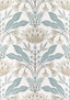 Thibaut Lotus Spa Blue Wallpaper