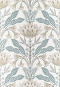 Thibaut Lotus Spa Blue Wallpaper