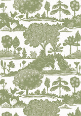 Thibaut La Foret Sage Wallpaper