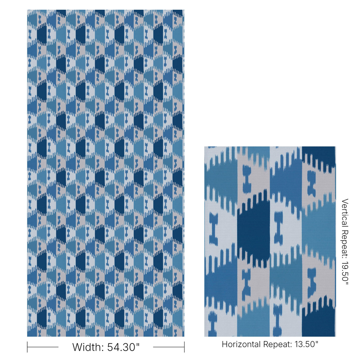 Brunschwig & Fils FOREZAN OUTDOOR BLUE Fabric