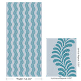 Brunschwig & Fils VEZERE OUTDOOR AQUA Fabric