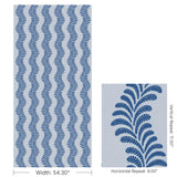 Brunschwig & Fils VEZERE OUTDOOR NAVY Fabric