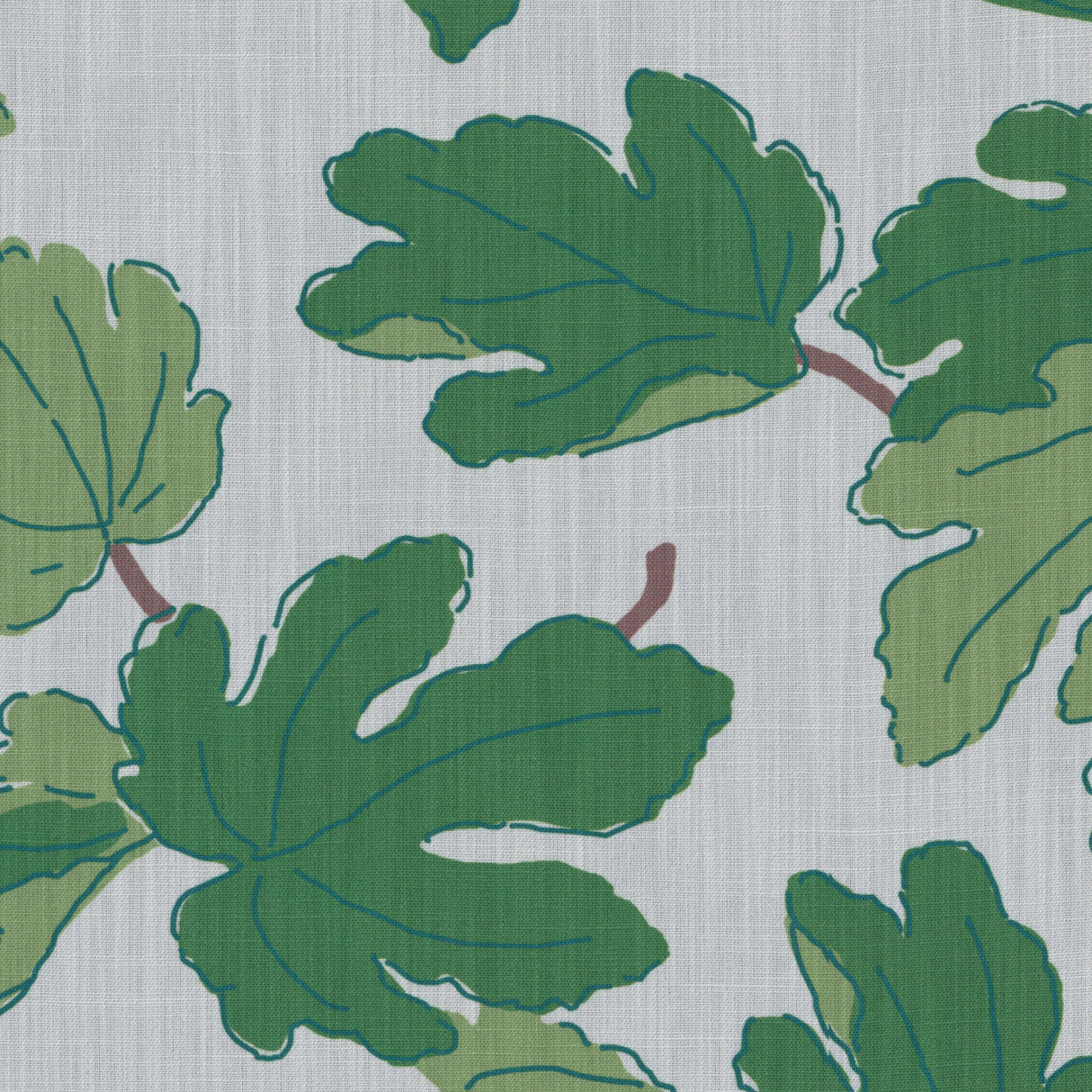 Brunschwig & Fils FIGUIER OUTDOOR AQUA/LEAF Fabric