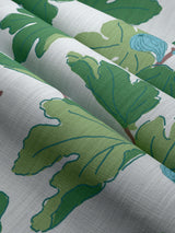 Brunschwig & Fils FIGUIER OUTDOOR AQUA/LEAF Fabric