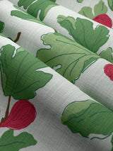 Brunschwig & Fils FIGUIER OUTDOOR BERRY/LEAF Fabric