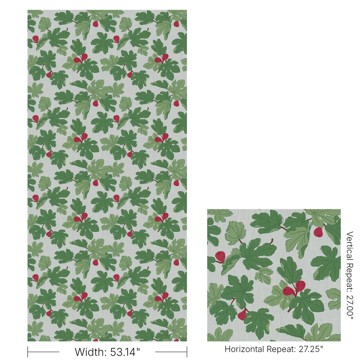 Brunschwig & Fils FIGUIER OUTDOOR BERRY/LEAF Fabric