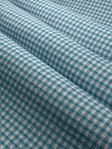 Brunschwig & Fils VESONNE CHECK AQUA Upholstery Fabric