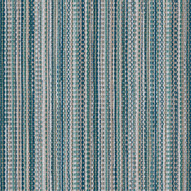 Brunschwig & Fils LONGEMER STRIPE AQUA Upholstery Fabric
