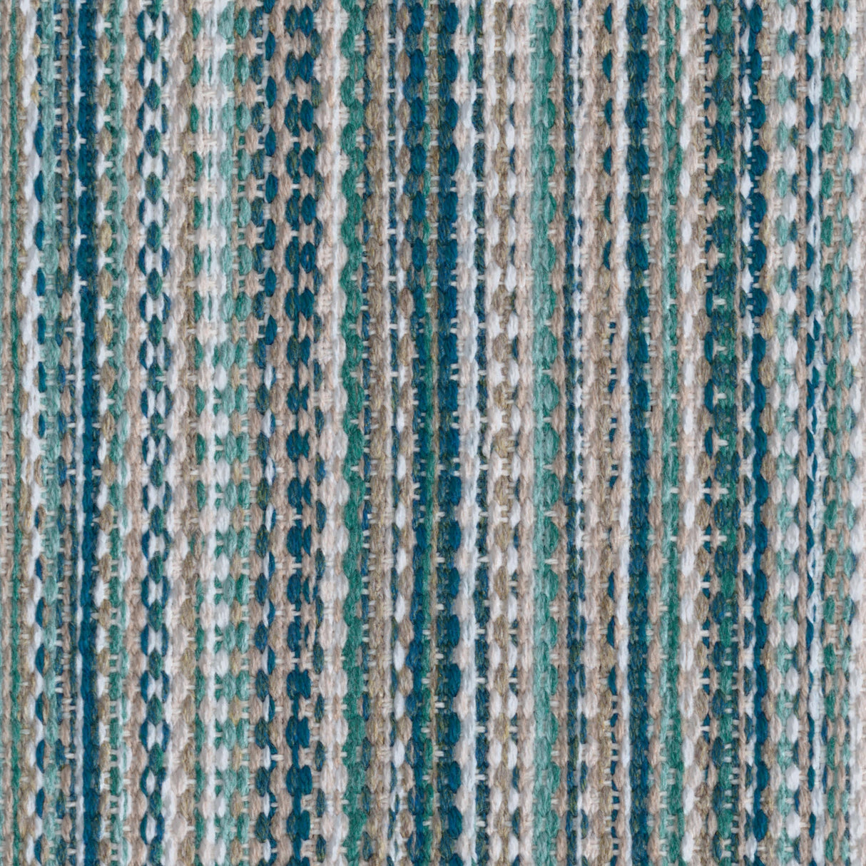 Brunschwig & Fils LONGEMER STRIPE AQUA Upholstery Fabric