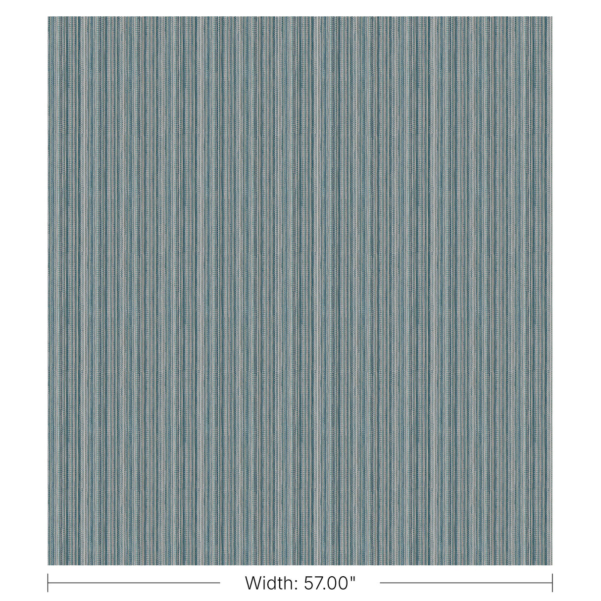 Brunschwig & Fils LONGEMER STRIPE AQUA Upholstery Fabric