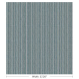 Brunschwig & Fils LONGEMER STRIPE AQUA Upholstery Fabric