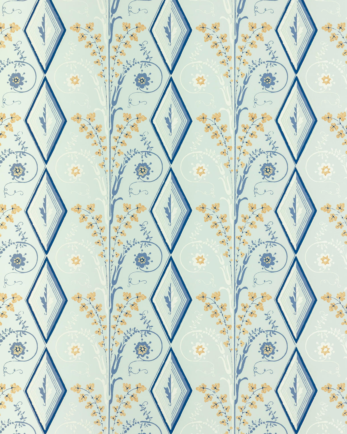 Brunschwig & Fils GALLIER DIAMOND SKY Wallpaper