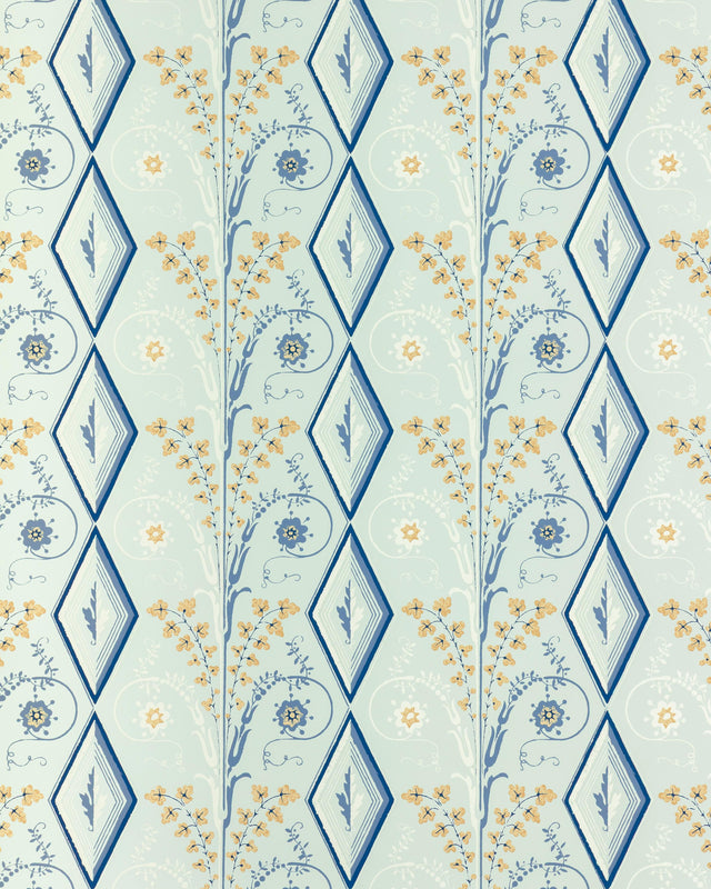 Brunschwig & Fils GALLIER DIAMOND SKY Wallpaper