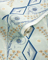 Brunschwig & Fils GALLIER DIAMOND SKY Wallpaper