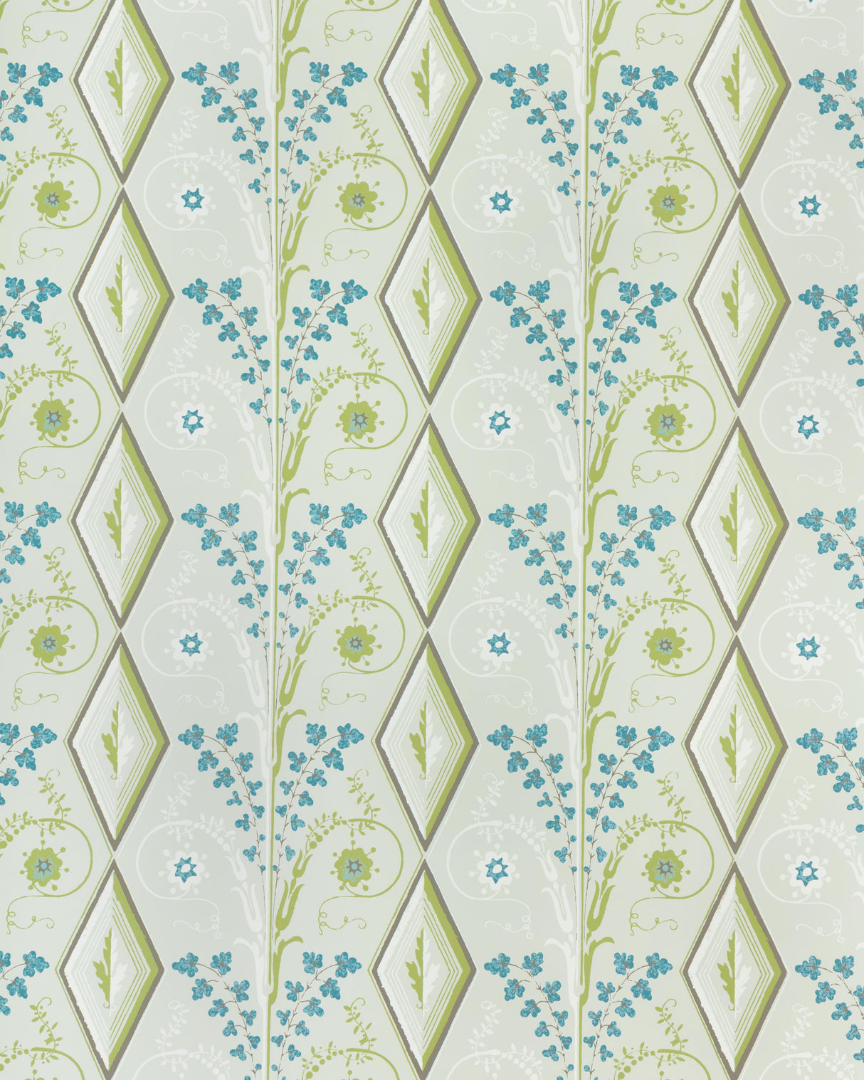 Brunschwig & Fils GALLIER DIAMOND MIST Wallpaper