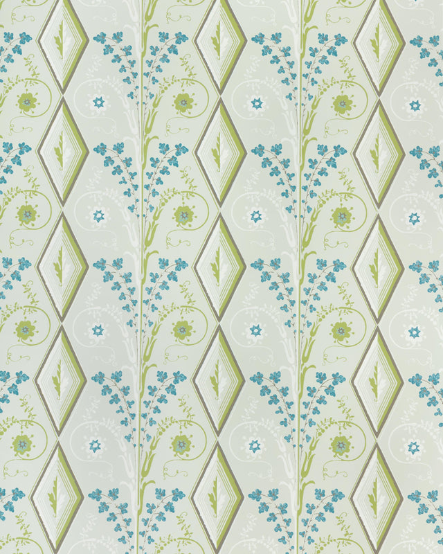 Brunschwig & Fils GALLIER DIAMOND MIST Wallpaper