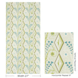 Brunschwig & Fils GALLIER DIAMOND MIST Wallpaper