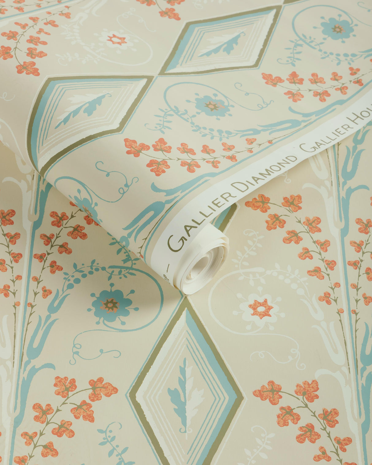 Brunschwig & Fils GALLIER DIAMOND OPAL Wallpaper