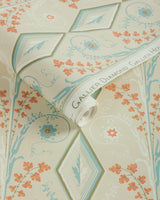 Brunschwig & Fils GALLIER DIAMOND OPAL Wallpaper