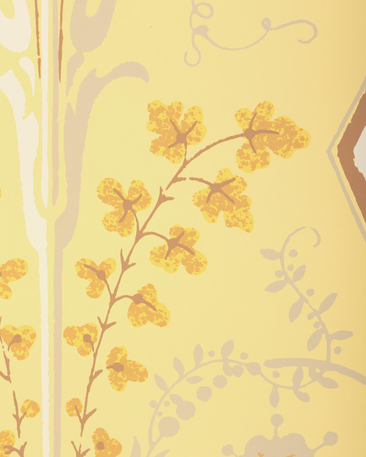 Brunschwig & Fils GALLIER DIAMOND HONEY Wallpaper