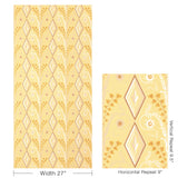 Brunschwig & Fils GALLIER DIAMOND HONEY Wallpaper