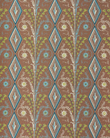 Brunschwig & Fils GALLIER DIAMOND MOCHA Wallpaper